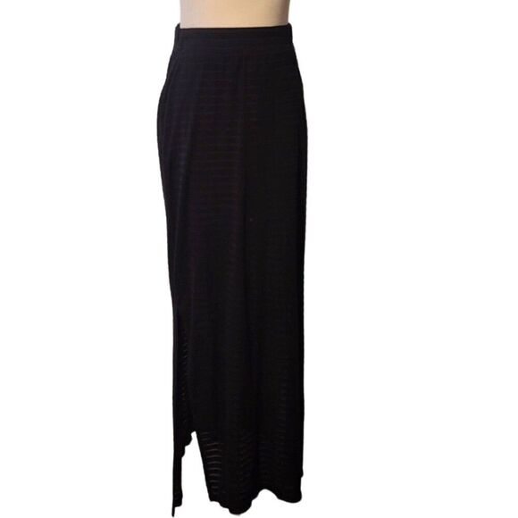 Apt. 9 Sheer Stripes Black Maxi Skirt Size XS - Picture 2 of 7